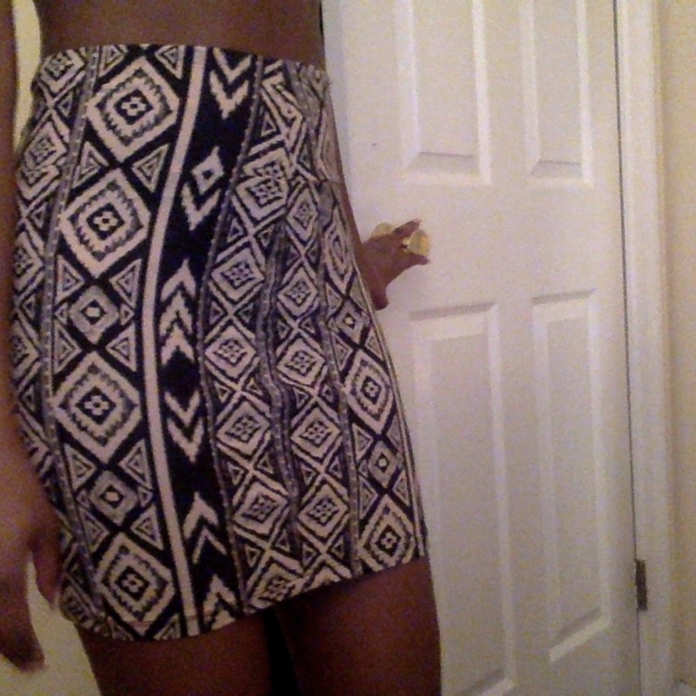 tribal mini skirt
